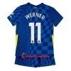Virallinen Fanipaita + Shortsit Chelsea Timo Werner 11 Kotipelipaita 2021-22 - Lasten